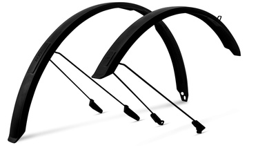 Dubļu sargs Cube Acid Mudguard Set 50 28" 93369, plastmasa/tērauds/polipropilēns (pp), melna, 2 gab.