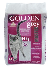 Kaķu pakaiši organiskās (cementējošās) Golden Grey Master, 14 kg