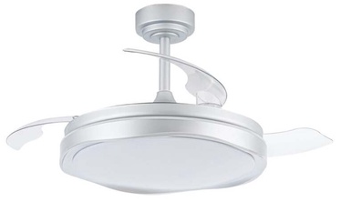 Griestu ventilators ar lampu CristalRecord Oku 85-114-42-281, 72 W, 1 gab.