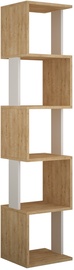 Полка Kalune Design Piri 855DTE3777, белый/дубовый, 30 см x 35 см x 161 см