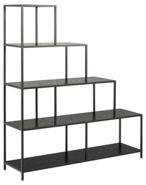 Riiul Seaford Bookcase 95658, must (kahjustatud pakend)