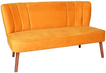 Dīvāns Hanah Home Moon River 2-Seat, oranža, 140 x 71 x 78 cm