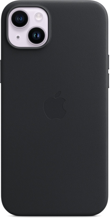 Ümbris Apple iPhone 14 Plus Leather Case with MagSafe - Midnight
