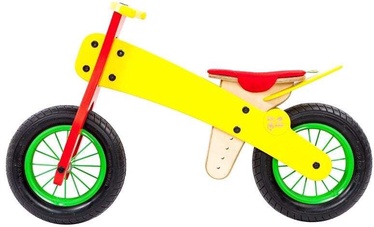 Балансирующий велосипед MGS FACTORY Spring Mini, желтый, 10″