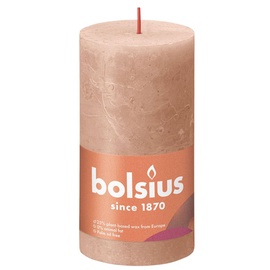 Свеча цилиндрическая Bolsius Rustic Shine 229268, 60 час