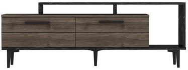 TV-laud Kalune Design Niva, must/pähklipuu, 150 cm x 31.4 cm x 54 cm