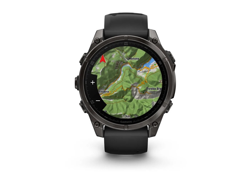 Nutikell Garmin Fenix 8 47MM AMOLED SAPHIRE 010-02904-21, must