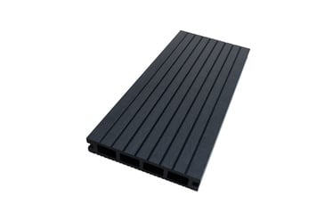 Террасные доски из ДПК Garden Center, 360 см x 14 см x 2.5 см, серый