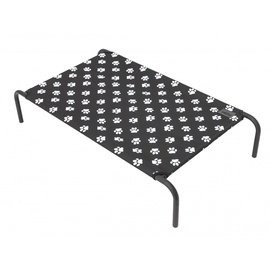 Guļvieta mājdzīvniekiem Hobbydog Iron, melna, 120 cm x 68 cm