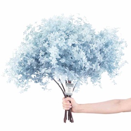 Mākslīgo ziedu pušķis AmeliaHome Bazy, gaiši zila, 70 cm