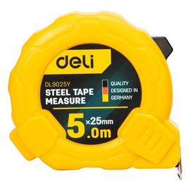 Рулетка Deli EDL9025Y, 5 м