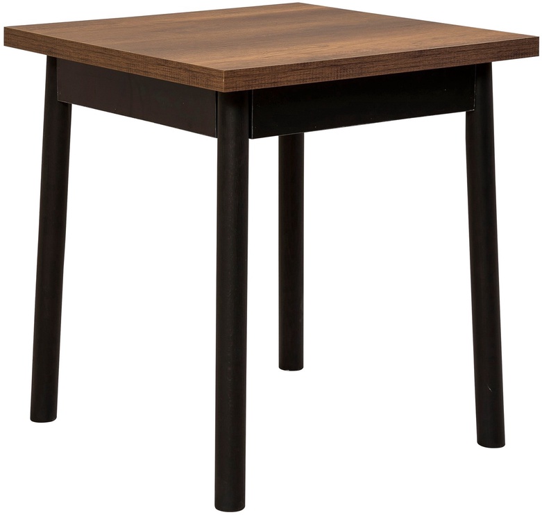 Ēdamistabas komplekts Kalune Design OLV-KARE-TK4, melns/brūns