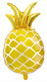 Folijas balons figūriņa PartyDeco Pineapple, zelta