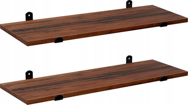 Seinariiul Songmics, pruun, 60 cm x 20 cm x 1.5 cm, 2 tk