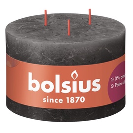 Küünal kuju Bolsius Rustic Shine Stormy grey, 57 h