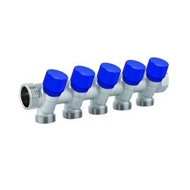 Kolektors Carlo Poletti C32B1, regulējams, 1/2", 1", 5 gredzeni