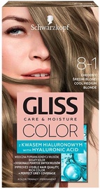 Kраска для волос Schwarzkopf Gliss Color Care & Moisture, Cool Medium Blonde, 8-1, 60 мл