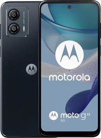 Mobiiltelefon Motorola Moto G53 5G, must, 4GB/128GB