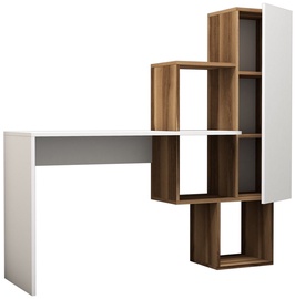 Galds Kalune Design Acelya, balta/valriekstu