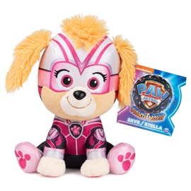 Mīkstā rotaļlieta Paw Patrol Mighty Pups Movie Skye, rozā, 15 cm