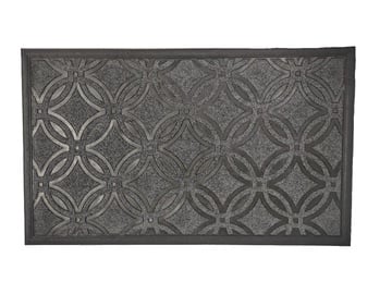 Придверный коврик Domoletti, серый, 450 мм x 750 мм x 8 мм