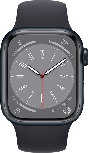 Nutikell Apple Watch Series 8 GPS 41mm Aluminum LT, must