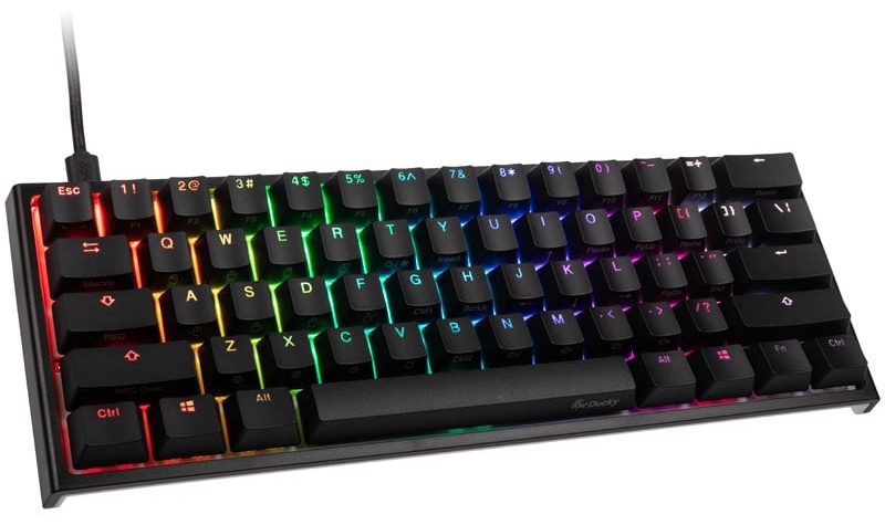 Klaviatuur Ducky One 2 One 2 Mini Cherry MX Blue, Inglise (US), must