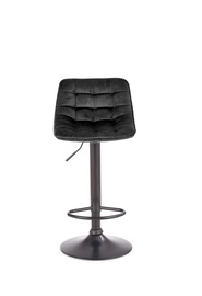 Bāra krēsls H-95 V-CH-H/95-CZARNY, melna, 43 cm x 44 cm x 84 - 106 cm