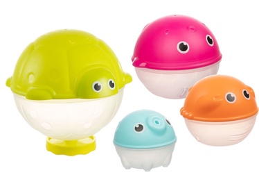 Vannas rotaļlieta Canpol Rain Shower Ocean, 4 gab.