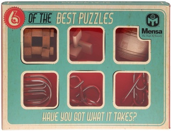 Prāta mežģis Mensa 6 Of The Best Puzzles, EN, daudzkrāsaina, 5 gab.