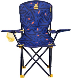 Krēsls Abbey Piombino 066, melna/oranža/tumši zila