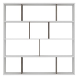 Põrandariiul Kalune Design Hodbi 935CMN1113, pruun/valge, 145.2 cm x 25 cm x 145 cm