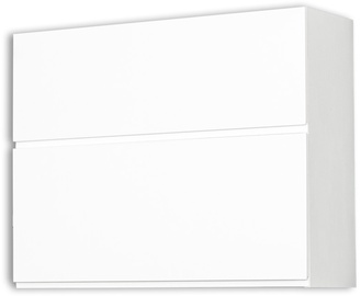 Верхний кухонный шкаф Bodzio Kampara KKA90GDP-BI/L/BI, белый, 310 мм x 900 мм x 720 мм