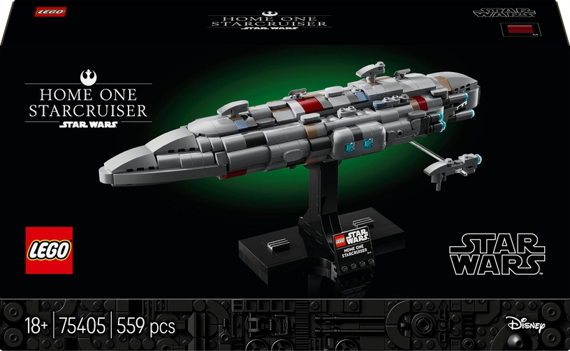 Konstruktor LEGO® Star Wars TM Home One Starcruiser 75405, 559 tk