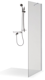 Dušisein Brasta Glass Ema 90.8 x 200 x 89.5 cm, kroom (kahjustatud pakend)