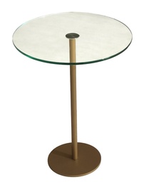 Kafijas galdiņš Kalune Design Social, zelta, 400 mm x 400 mm x 500 mm