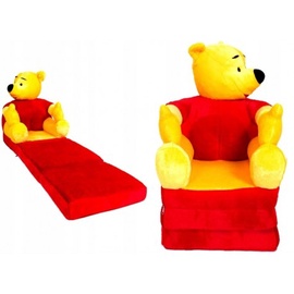Bērnu krēsls Winnie-the-Pooh XXL, sarkana/dzeltena, 450 mm x 850 mm