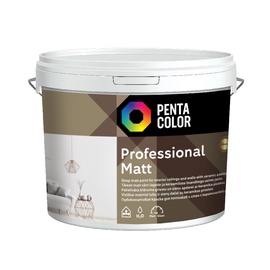 Dispersioonvärv Pentacolor Professional Matt, valge, 5 l