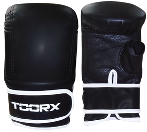 Боксерские перчатки Toorx Jaguar BOT-006, белый/черный, S/M