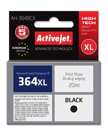 Printerikassett ActiveJet Premium AH-364BCX, must, 20 ml