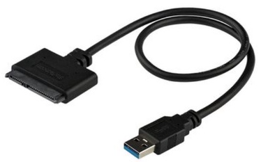Кабель StarTech USB3S2SAT3CB SATA 3, USB, 0.64 м, черный