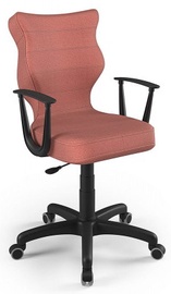 Детский стул Norm MT08 Size 6, 40 x 42.5 x 89.5 - 102.5 см, черный/розовый