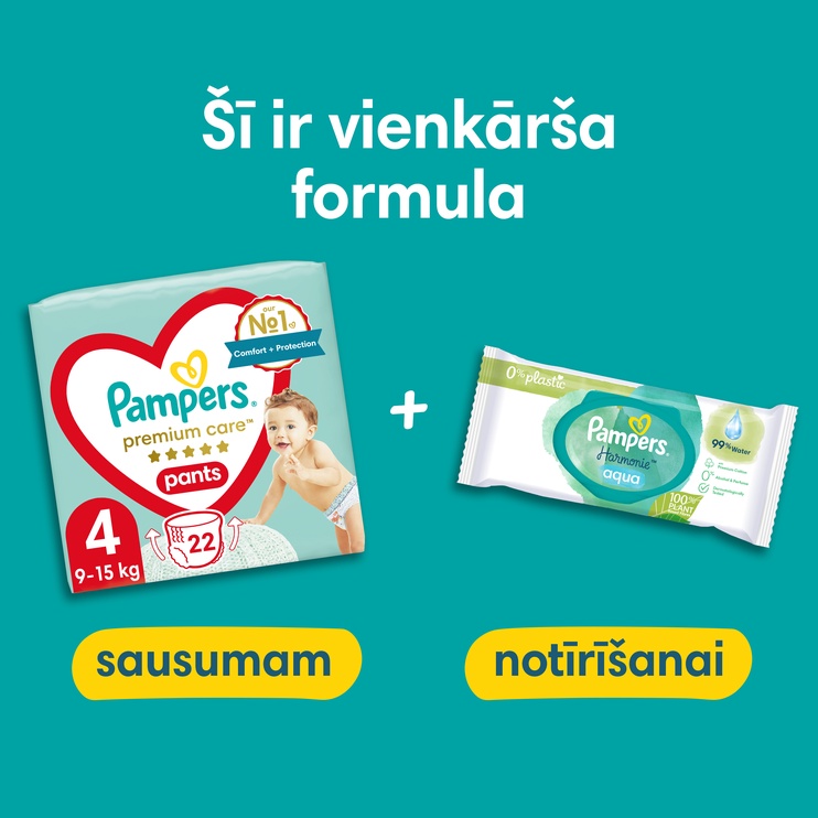 Autiņbiksītes Pampers Pants, 3 izmērs, 11 kg, 128 gab.