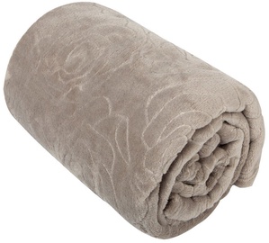 Плед Black Red White Flannel Rosa, серый/бежевый, 180 см x 200 см