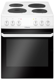 Elektripliit Hansa FCEW56069, valge, 5000 W (kahjustatud pakend)