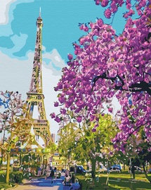Картина по номерам Brushme In the Center of Paris BS3777, многоцветный