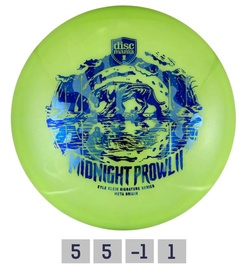 Lendav taldrik Discmania Midnight Prowl 2 Meta Kyle Klein 851DM952136G, roheline, 0.170 - 0.172 kg