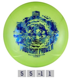 Диск для гольфа Discmania Midnight Prowl 2 Meta Kyle Klein 851DM952136G, зеленый