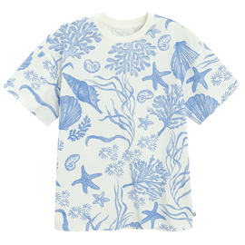 T-krekls vasara, bērniem Cool Club CCG2822138, balta/gaiši zila, 140 cm