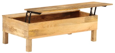 Kafijas galdiņš VLX Solid Mango Wood 246320, koks, 1100 mm x 550 mm x 350 mm
